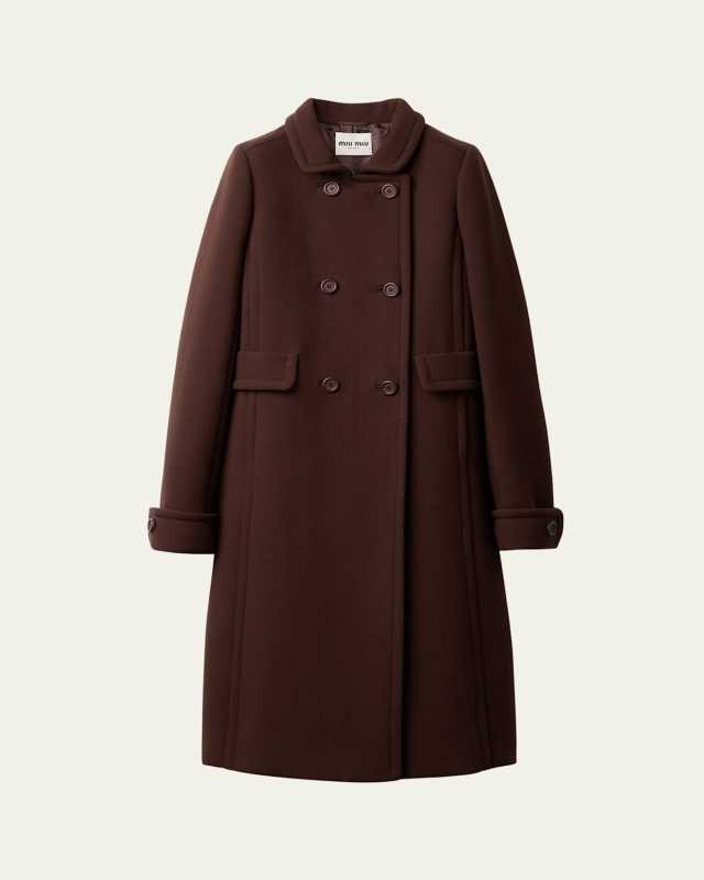 Double-Breasted Wool Coat